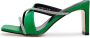 Cesare Gaspari Groene hoge hakken sandalen Green Dames - Thumbnail 1