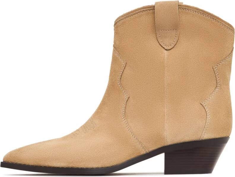 Cesare Gaspari Laag-schacht Cow Laarzen Hazel Beige