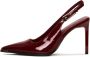 Cesare Gaspari Lakleren Slingback Pumps Rood - Thumbnail 1
