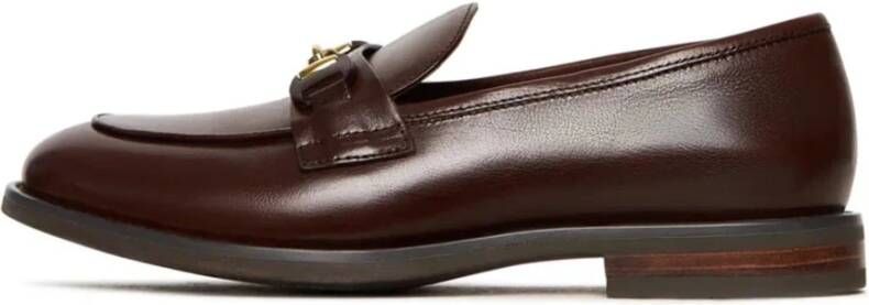 Cesare Gaspari Leren Loafers Bruin