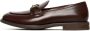 Cesare Gaspari Leren Loafers Bruin - Thumbnail 1