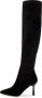 Cesare Gaspari Leren Stiletto Enkellaarzen Black Dames - Thumbnail 1