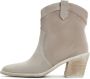 Cesare Gaspari Luxe Block Heeled Cowboy Boots Gray Dames - Thumbnail 1