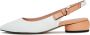 Cesare Gaspari Luxe Leren Ballerina Ivoor Beige Dames - Thumbnail 1