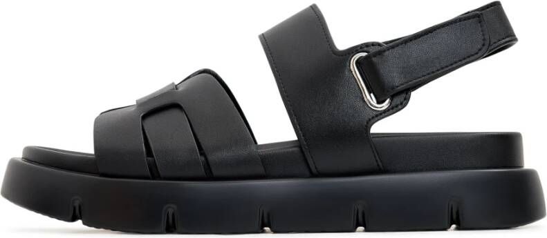 Cesare Gaspari Luxe Plateau Sandalen Black Dames