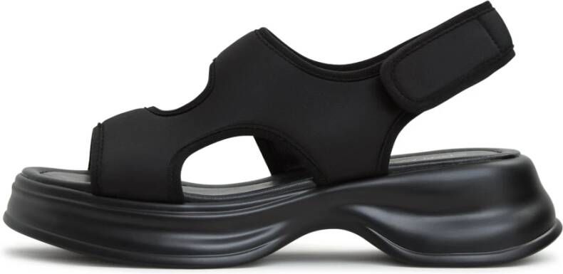 Cesare Gaspari Luxe Platform Sandalen Black Dames