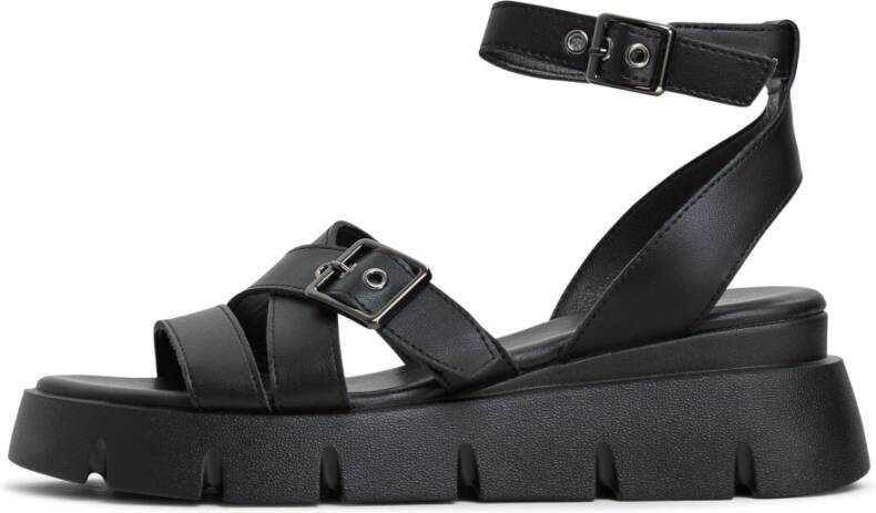 Cesare Gaspari Luxe Platform Sandalen Black Heren