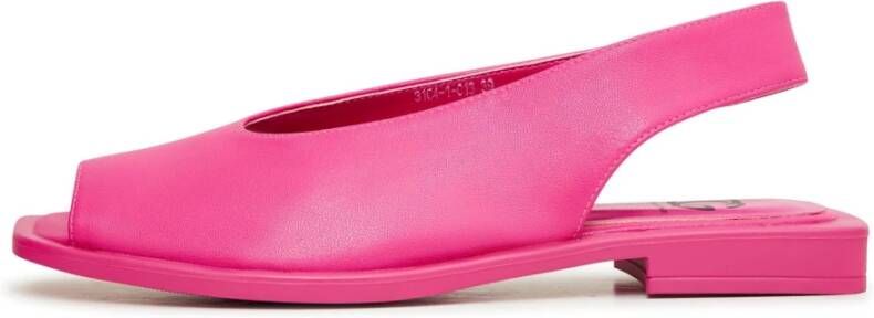Cesare Gaspari Luxe Platte Sandalen Pink Dames