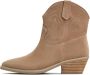 Cesare Gaspari Luxe Suede Cowboy Laarzen Bruin Brown Dames - Thumbnail 1