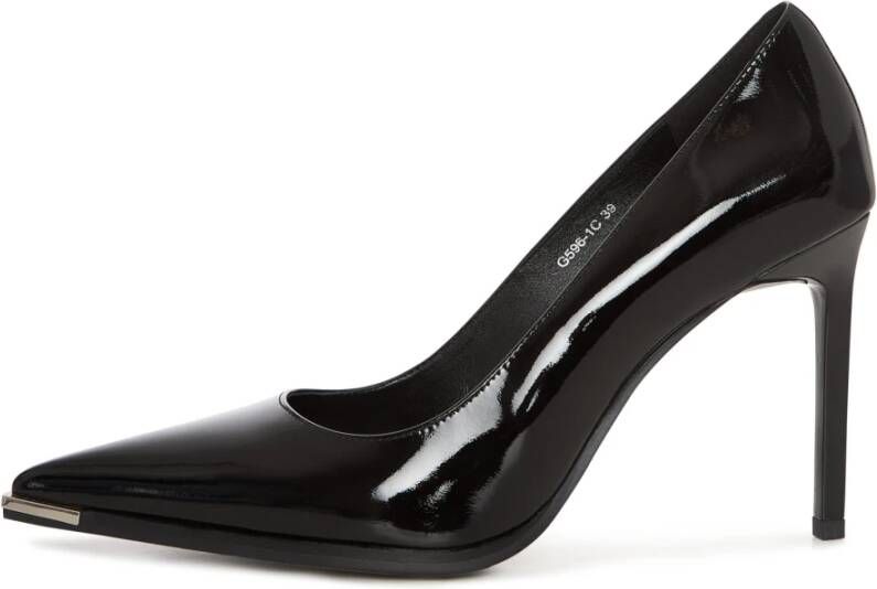 Cesare Gaspari Metal Muse Pumps Patent Black
