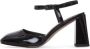 Cesare Gaspari Patent Block Heel Pumps Zwart - Thumbnail 1