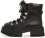 Cesare Gaspari Platform Enkellaarzen Black Dames - Thumbnail 1