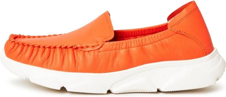 Cesare Gaspari Platform Moccasins Orange Dames