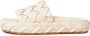 Cesare Gaspari Platform Slippers Antonella Beige - Thumbnail 1
