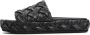 Cesare Gaspari Platform Slippers Antonella Black - Thumbnail 1