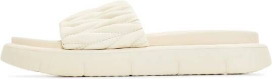 Cesare Gaspari Platform Slippers Beige Dames