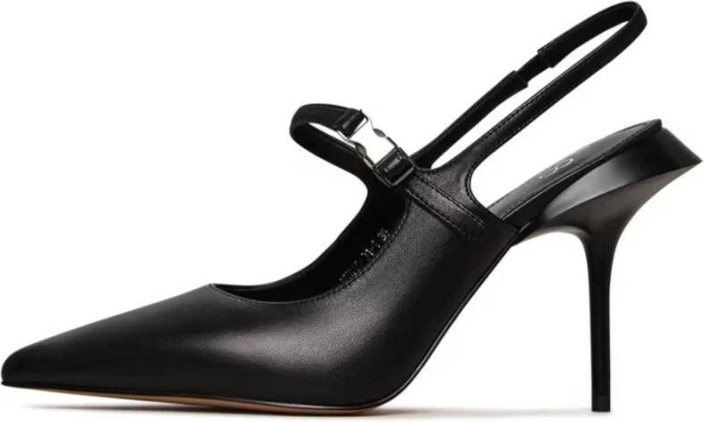 Cesare Gaspari Puntige slingback hakken