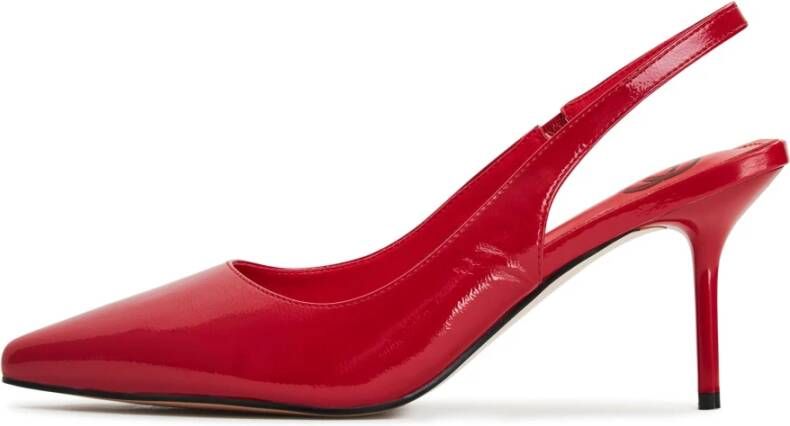 Cesare Gaspari Rode Stiletto High Heeled Pumps Red Dames
