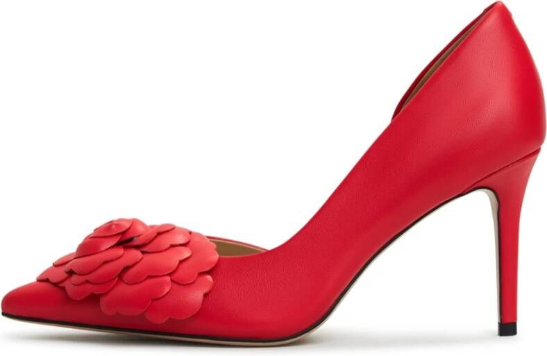 Cesare Gaspari Rode Stiletto High Heeled Sandalen Red Dames