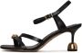 Cesare Gaspari Sandalen met bandjes en gouden accenten - Thumbnail 1