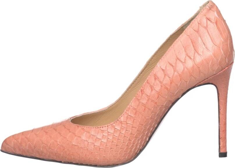 Cesare Gaspari Slangenleer Stiletto Pumps