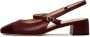 Cesare Gaspari Slingback Block Heels Pumps Marisol Bordeaux - Thumbnail 1