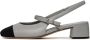 Cesare Gaspari Slingback Blokhakken Pumps Marisol Grijs - Thumbnail 1