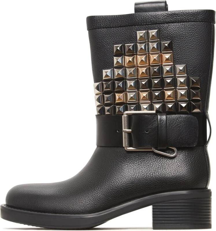Cesare Gaspari Studded Enkellaarsjes Joan Zwart