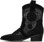 Cesare Gaspari Suede Cow Boots Zwart - Thumbnail 1