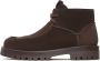 Cesare Gaspari Suède Veterschoenen Enkellaarsjes Mavi Bruin - Thumbnail 1