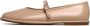 Cesare Gaspari Tijdloze elegantie Mary Jane platte schoenen Beige - Thumbnail 1