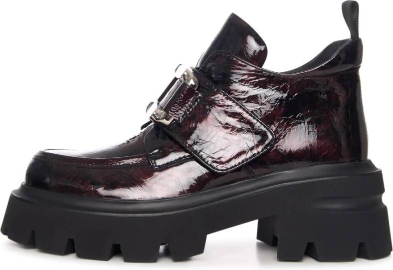 Cesare Gaspari Urban Grip Buckled Platform Booties