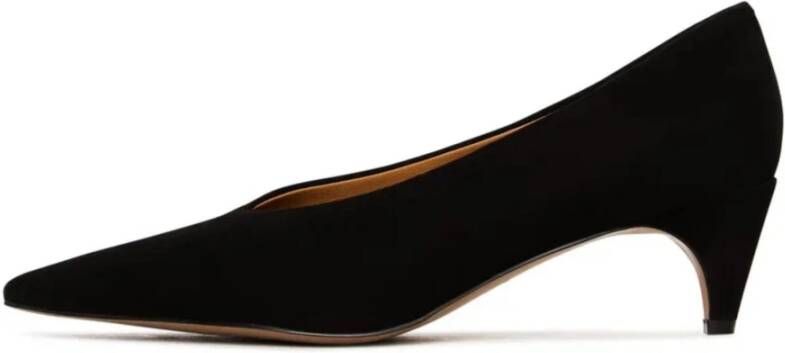 Cesare Gaspari Velvet Curve Pumps Black