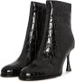 Cesare Gaspari Zwarte stiletto enkellaars - Thumbnail 1