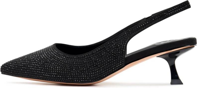 Cesare Gaspari Zwarte Stilettohakken Pumps Black Dames