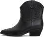 Cesare Gaspari Zwarte Suède Cowboy Laarzen Black Dames - Thumbnail 1