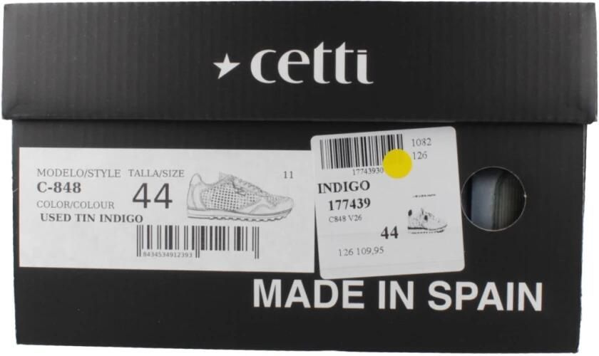 Cetti V26 Herenschoenen Sneaker Used-Tin-Indigo - Foto 3