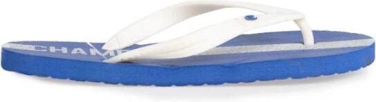 Champion Instap Sandalen met Ronde Neus en Merkzool Wit Dames