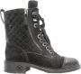 Chanel Vintage Pre-owned Canvas boots Black Dames - Thumbnail 1