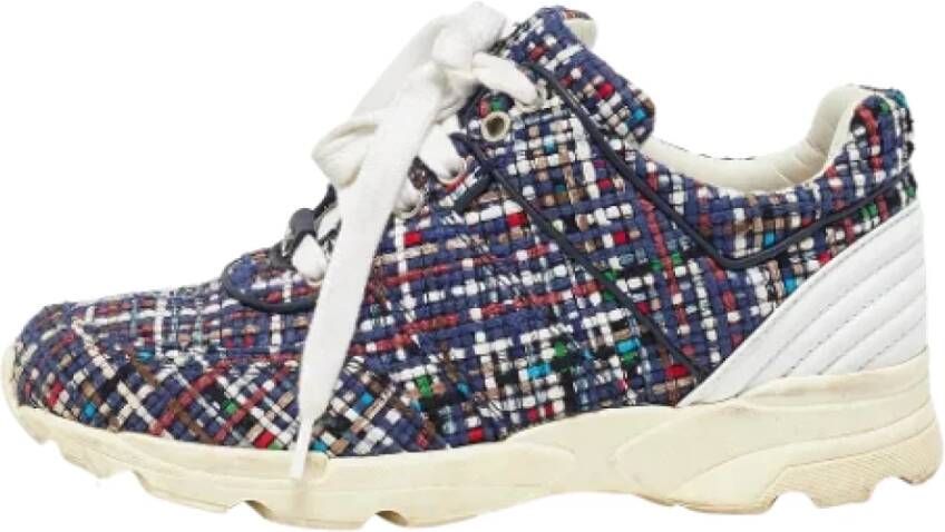 Chanel Vintage Pre-owned Canvas sneakers Multicolor Dames