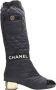 Chanel Vintage Pre-owned Fabric boots Black Dames - Thumbnail 1