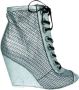 Chanel Vintage Pre-owned Fabric boots Blue Dames - Thumbnail 1