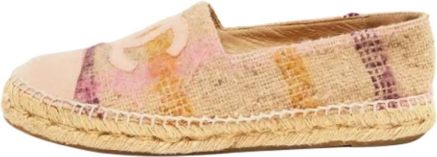 Chanel Vintage Pre-owned Fabric flats Multicolor Dames