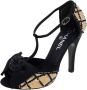 Chanel Vintage Pre-owned Fabric sandals Beige Dames - Thumbnail 1