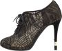 Chanel Vintage Pre-owned Lace boots Brown Dames - Thumbnail 1