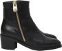 Chanel Vintage Pre-owned Leather boots Black Dames - Thumbnail 1