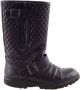 Chanel Vintage Pre-owned Leather boots Black Dames - Thumbnail 1