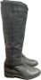 Chanel Vintage Pre-owned Leather boots Gray Dames - Thumbnail 1