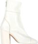 Chanel Vintage Pre-owned Leather boots White Dames - Thumbnail 1