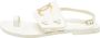 Chanel Vintage Pre-owned Leather flats White Dames - Thumbnail 1